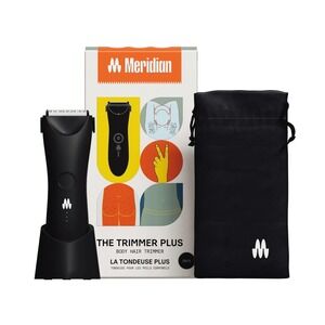 Meridian Trimmer Plus: Unisex Body Hair Painless Trimmer w/ Bonus Pouch NEW!